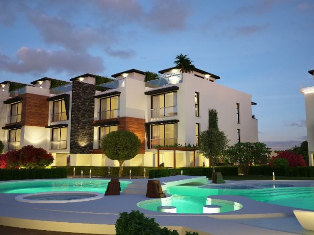 TWIN VILLAS WITH A MOUNTAIN AND SEA VIEW COMMON SWIMMING POOL IN GIRNE