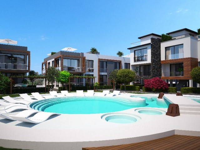 TWIN VILLAS WITH A MOUNTAIN AND SEA VIEW COMMON SWIMMING POOL IN GIRNE