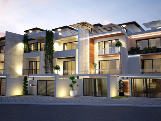 3 + 1 Villa On The Site With Pool In Zeytinlik