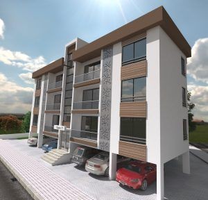 1 + 1 Apartment in Küçük Kaymaklı