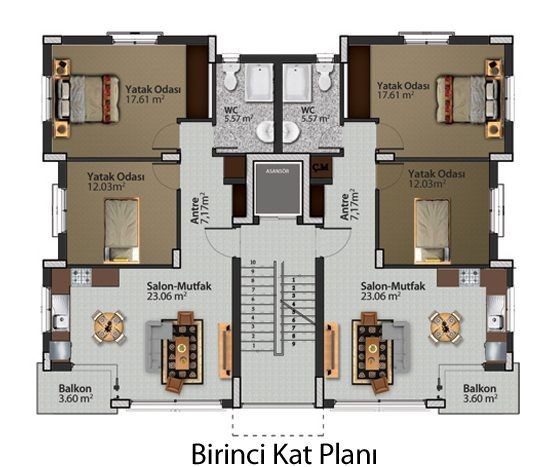 2+1 for sale in Nicosia Center ** 