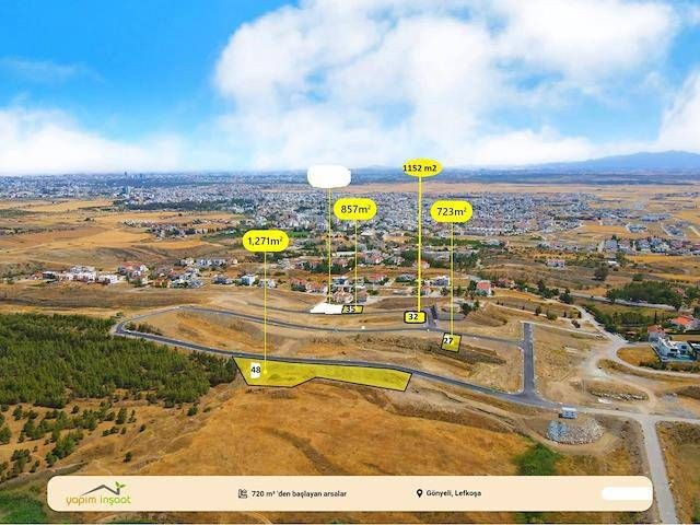 VILLA LAND FOR SALE IN A UNIQUE LOCATION IN GÖNYELİ