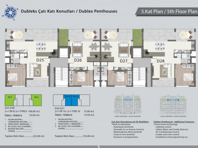 квартира Продается in Girne Merkez, Кирения