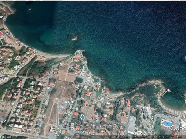 Great Business Opportunities in North Cyprus Sea Front Land For Sale Location Near by Ileli Market Merit Royal Hotel Alsancak Girne.