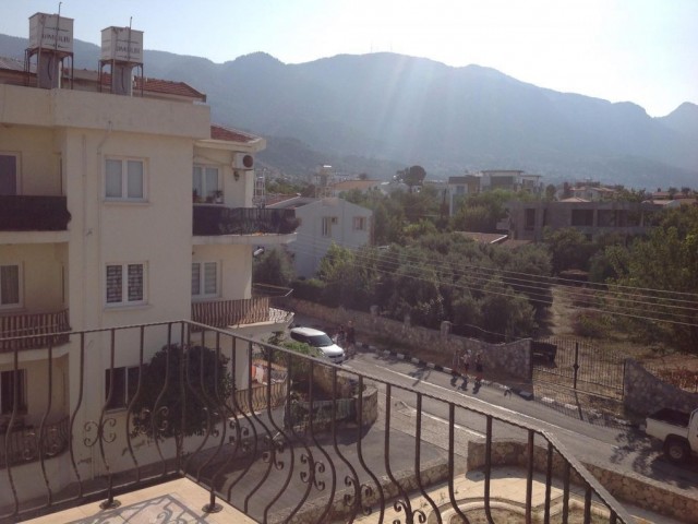 Nice 3 Bedroom Apartment With Beautiful Sea And Mountain Views Location Behind Alsancak Belediya Girne (For Sale)