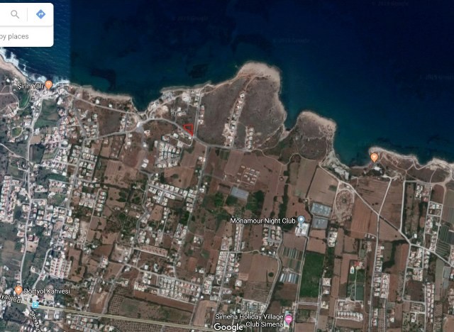 716m2 Corner Plot for Sale Location Near By Sea Karsiyaka Kyrenia (Urgent Sale Price Reduced ) ** 