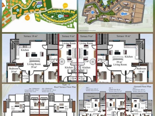 Nice 3 Bedroom Penthouse For Sale Location Esentepe Girne North Cyprus (Sea Magic Park) with breathtaking/panoramic views