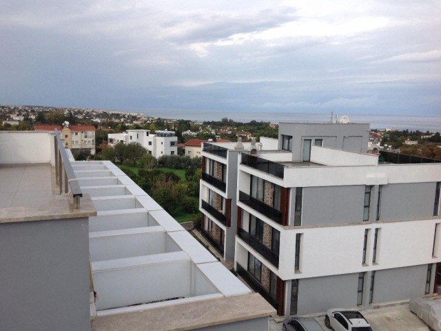 Nice 2 Bedroom Terrace Apartment With Beautifull Sea And Mountain Views Location Lapta Girne (For Rent)