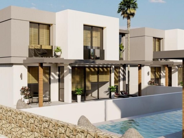 Nice 4 Bedroom Villas For Sale Location Near Seaside Karsiyaka Girne(Sea And Mountain Views)