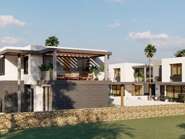 Nice 4 Bedroom Villas For Sale Location Near Seaside Karsiyaka Girne(Sea And Mountain Views)