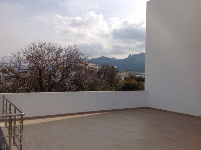 Nice 2 Bedroom Penthouse For Rent Location Near by Sea Karaoglanoglu Girne (with beautiful sea and mountain views)