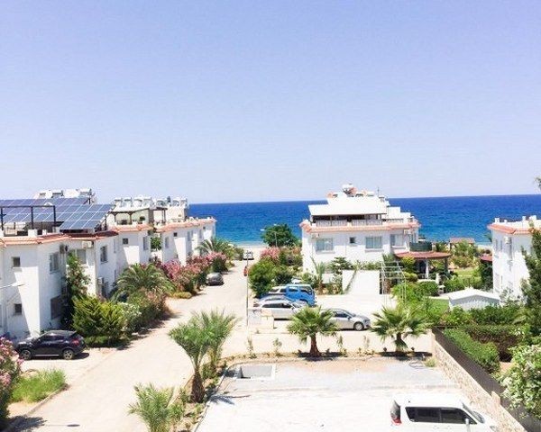 Sea Side 1 Bedroom Apartment For Rent Location Lapta Coastal Llogara (Lapta Yuruyus Road) Kyrenia (Communal S ① Pool) ** 