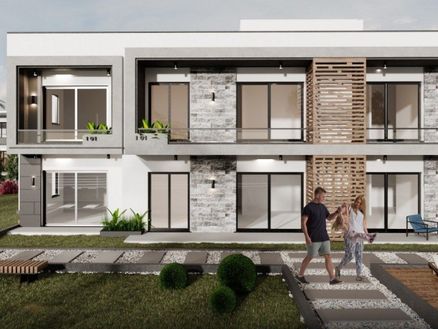 Schöne Duplex-Villen zu verkaufen Lage Green Hills Yesiltepe Alsancak Girne