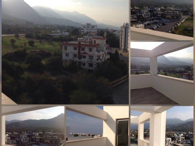 Remarkable 3 Bedroom Penthouse with Beautiful sea and mountain views Location Upper Girne (For Rent)