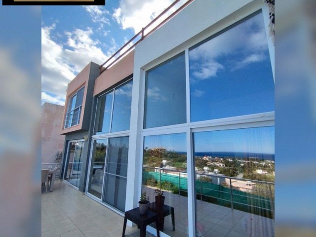 Nice 2 Bedroom And 2 Living Room Duplex Villa For Sale Location Karsiyaka Girne (beautiful sea mountains panoramic views)