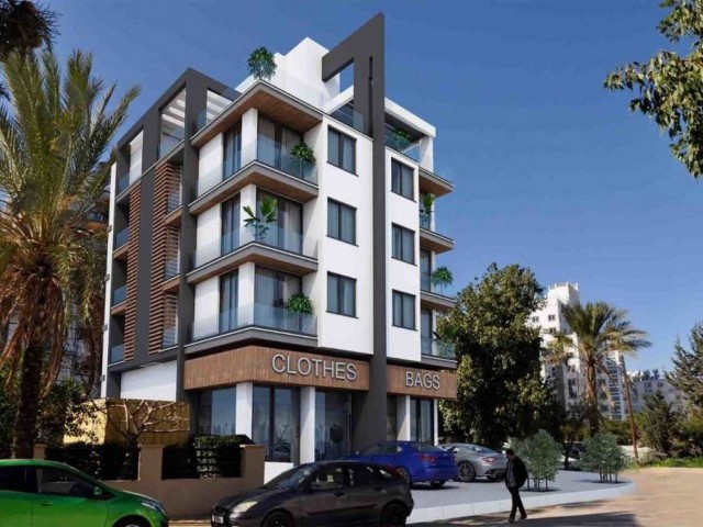 Schöne 1-Zimmer-Wohnung zu verkaufen Lage New Port Kyrenia in der Nähe von Oscar Hotel Girne (mit Bürogenehmigung)