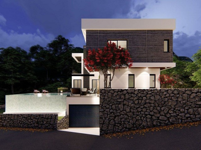 Elegante Villen mit 4 Schlafzimmern zum Verkauf, Standort Karmi Valley Homes Kyrenia.
