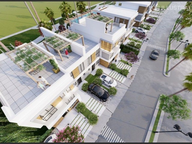 Charming 2 And 3 Bedroom Quatro Semi-Detached Villas Location Tatlisu Village Famagusta (a house with timeless elegance)