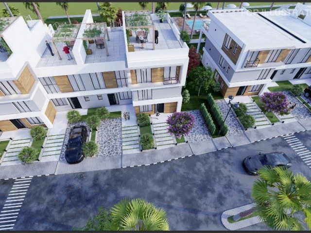 Charming 2 And 3 Bedroom Quatro Semi-Detached Villas Location Tatlisu Village Famagusta (a house with timeless elegance)