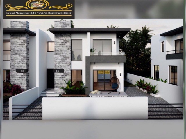 Nice 3 Bedroom Duplex Villas For Sale location Green Hills Yesiltepe Alsancak Girne