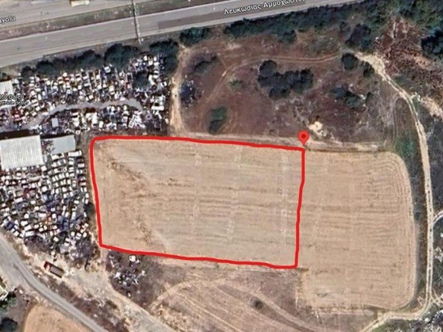 3880m2 Land For Sale Location Hamitkoy Lefkosa Highway (With Building Permission)(Turkish Title Deeds)