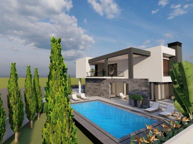 Charmante Villa mit 3 Schlafzimmern zum Verkauf, Standort Flora Homes Karaoglanoglu Kyrenia