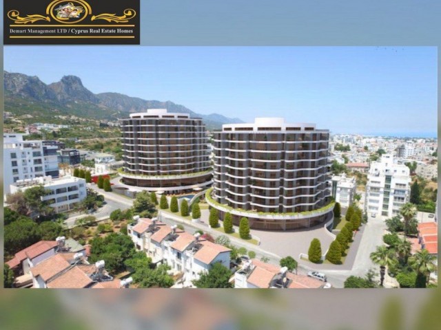 Schöne 2-Zimmer-Wohnung zu vermieten, Lage CC Tower Kyrenia