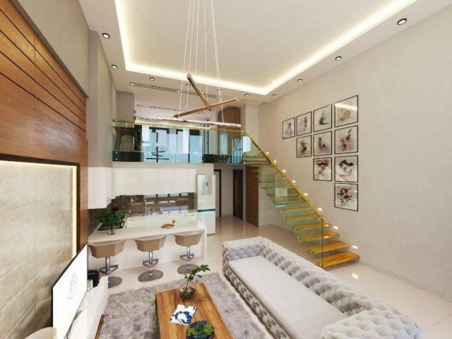 Elegant 2 Bedroom Loft Apartment For Sale Location Lapta Girne 