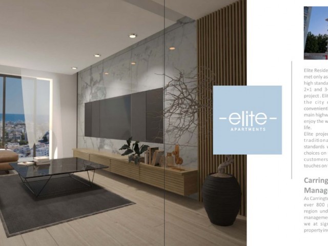 Bright 1,2 And 3 Bedroom Apartments For Sale Location Elite Residence Girne