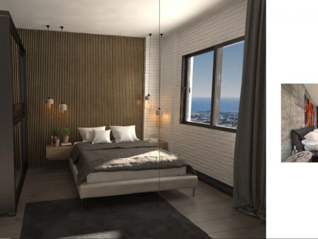 Helle Wohnungen mit 1,2 und 3 Schlafzimmern zum Verkauf, Standort Elite Residence Kyrenia