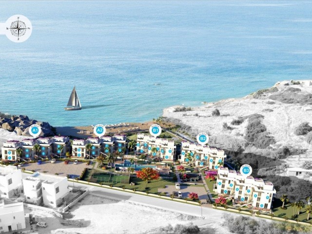 Bezaubernde Apartments/Penthäuser mit 2 und 3 Schlafzimmern zum Verkauf, Standort Esentepe Girne, Nordzypern (Atlantis)