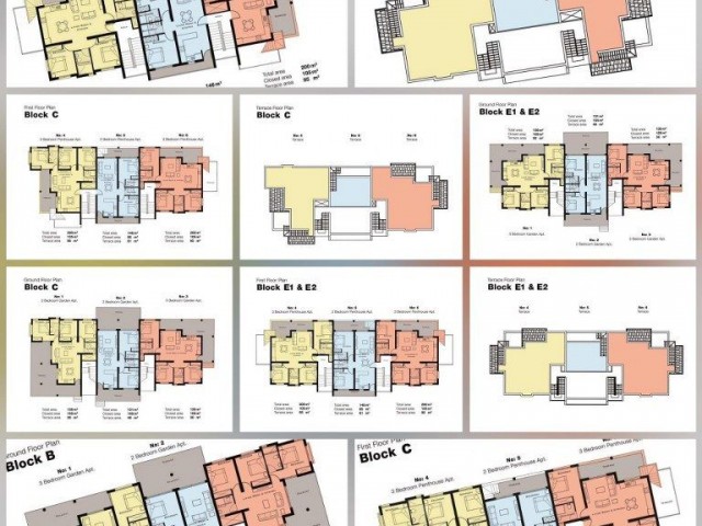 Очаровательный пентхаус с 2 и 3 спальнями на берегу моря на продажу в Эсентепе Гирне Северный Кипр (Посейдон)