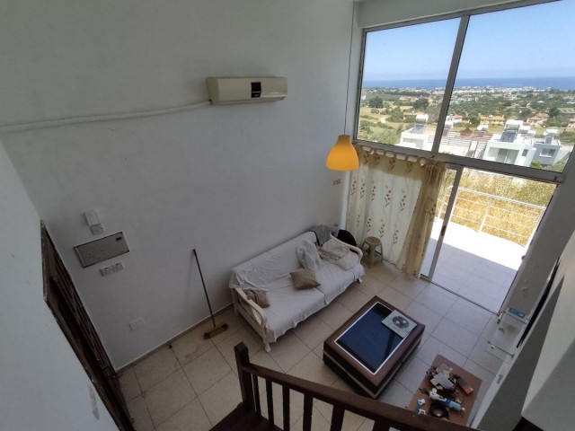 1 Bedroom Semi Detached Villa For Rent Location Karsiyaka Girne (Beautiful Sea And Mountain Panoramic) 