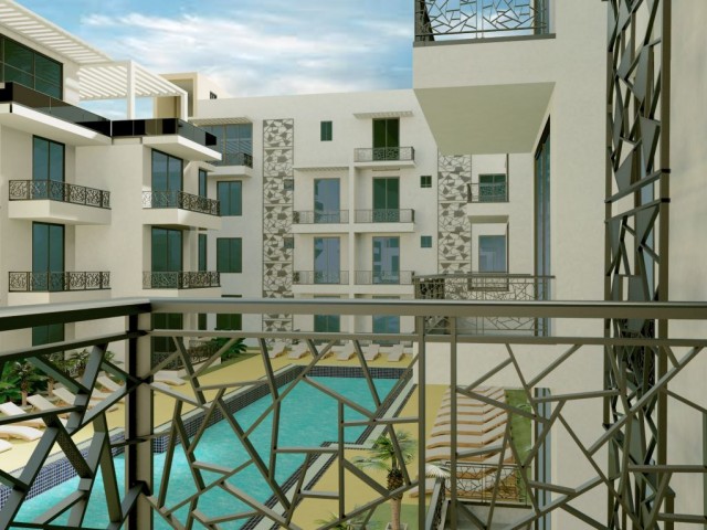 Flat For Sale in Long Beach, Iskele