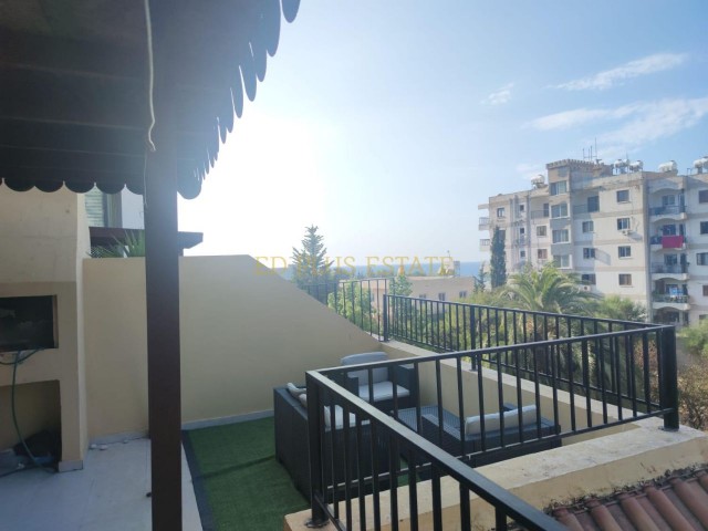 Girne Merkezde Full Eşyalı Satılık 2+1 Penthouse