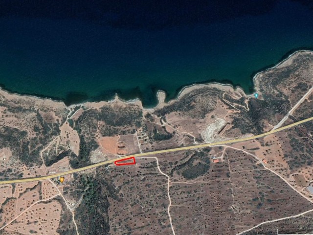 Commercial Permitted Land with Main Road Frontage and Sea View in Tatlısu