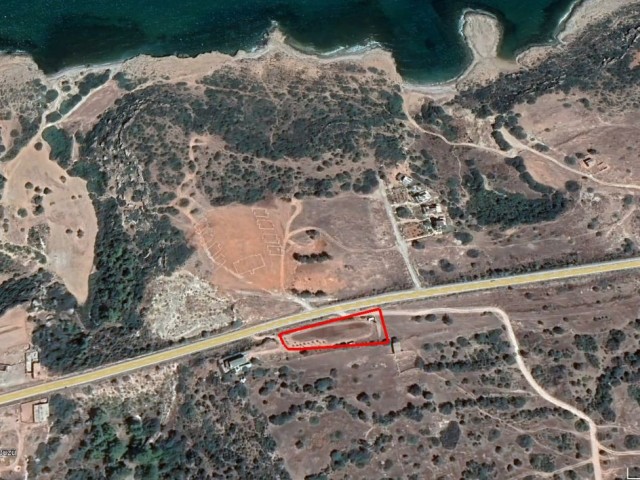 Commercial Permitted Land with Main Road Frontage and Sea View in Tatlısu