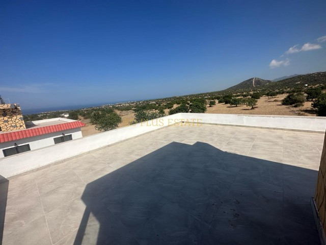 Villas for Sale in a Site with Sea View and Pool in Tatlısu