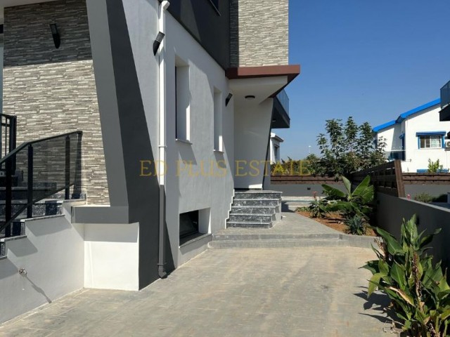 3+1 Semi-Detached Villa with Pool in Iskele Bahçeler Area