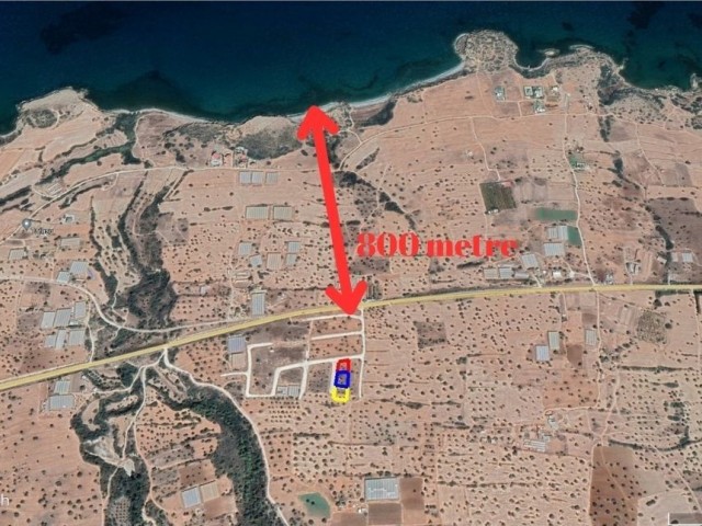 Lands for Sale with Sea View in Famagusta Tatlısu