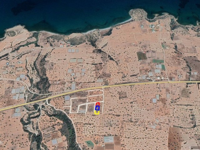 Lands for Sale with Sea View in Famagusta Tatlısu