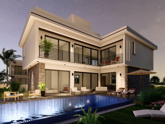 Luxury 4+1 Villas for Sale in İskele Ötüken