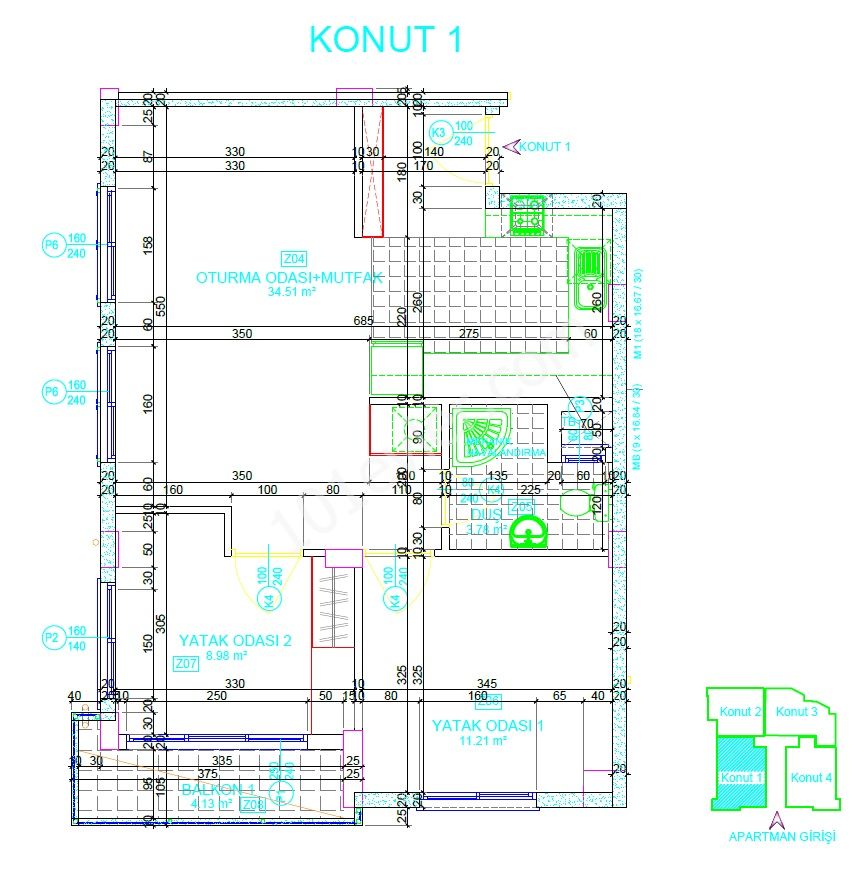 квартира Продается in Çatalköy, Кирения