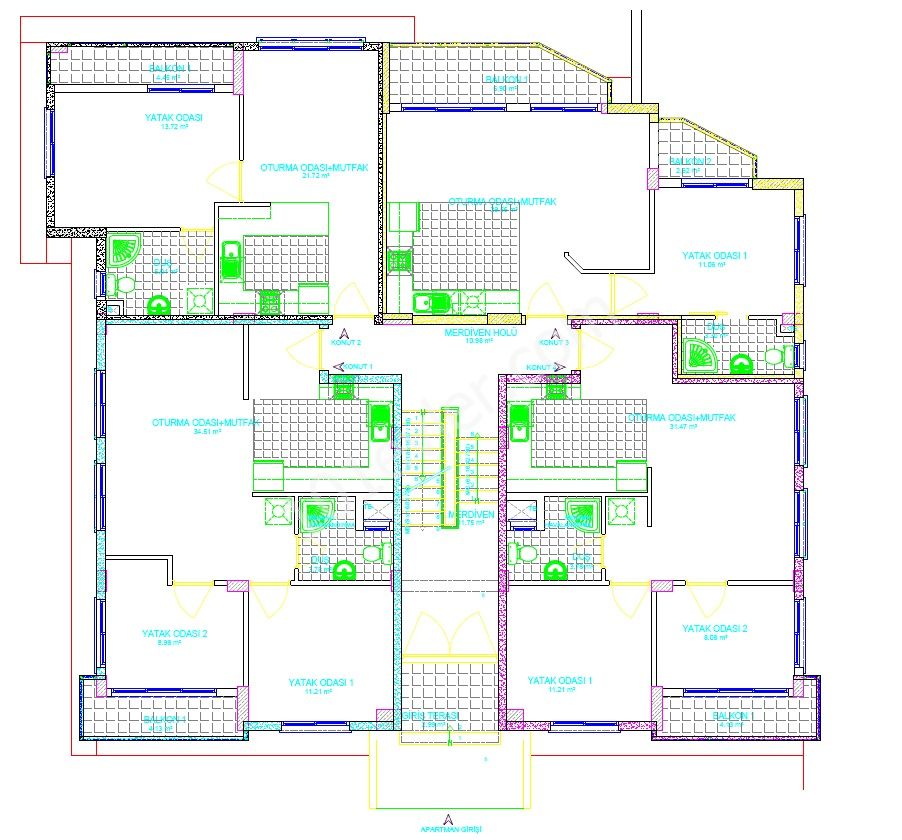 квартира Продается in Çatalköy, Кирения