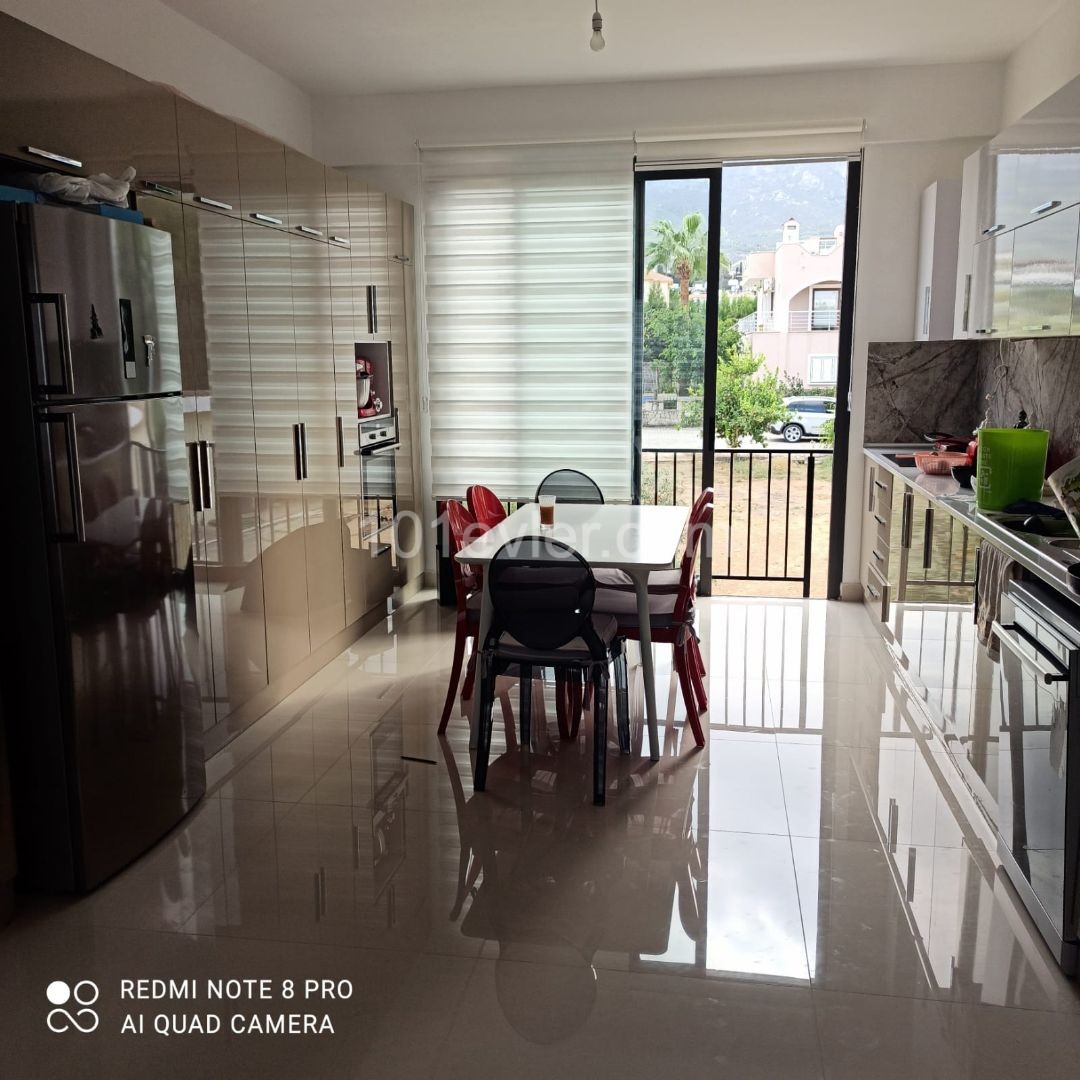 Apartment for Sale with Private Terrace with 3 +1 Pool in Kyrenia Zeytinlik ** 