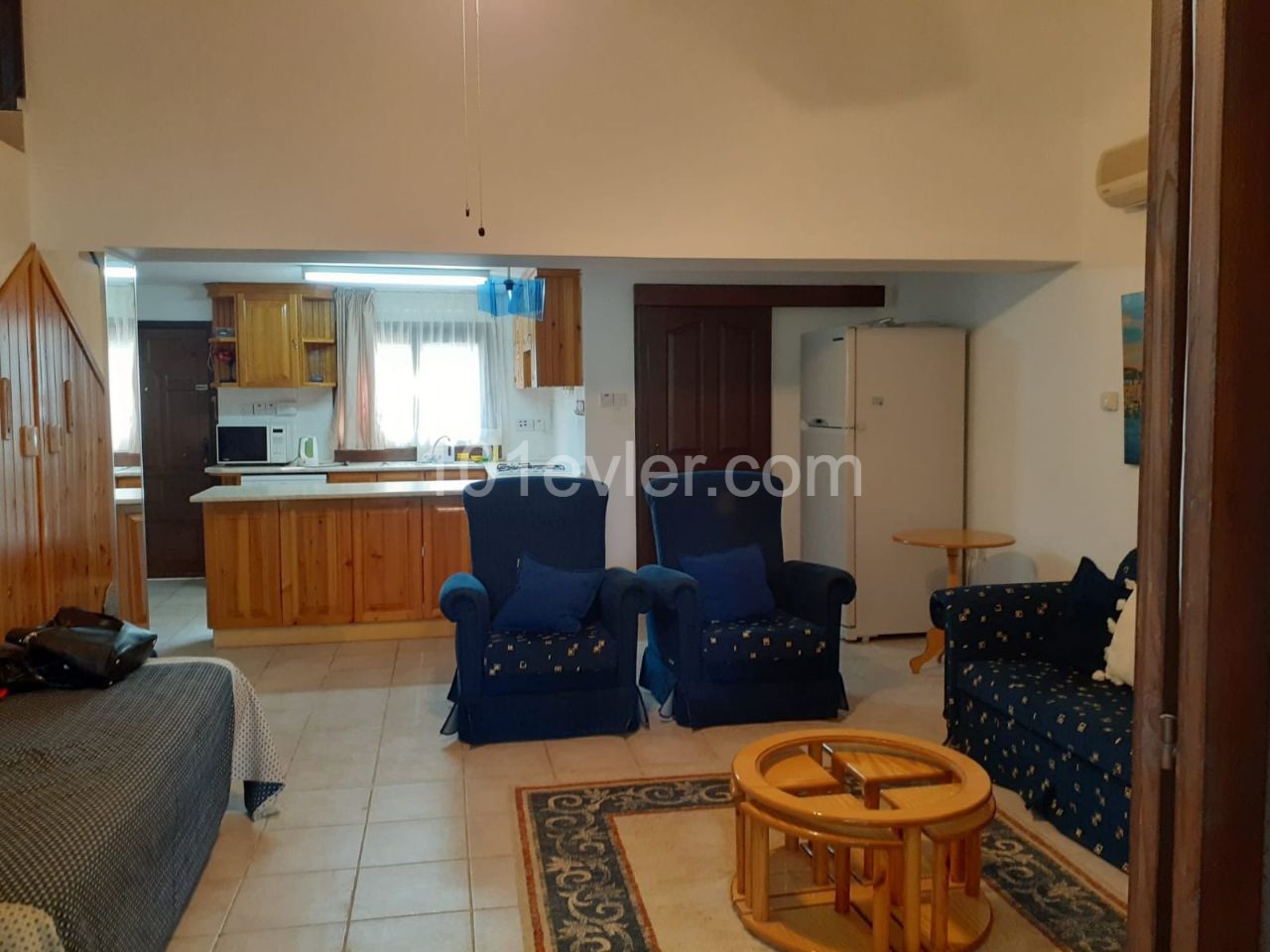 Girne Karaoğlanoglun 1 + 1 Bahçeli Loft Furnished Apartment for Sale