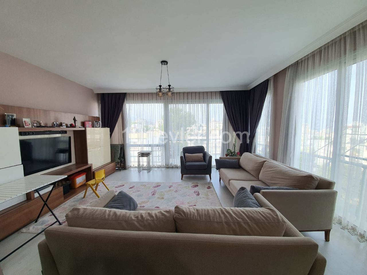 3+1 FURNISHED FLAT FOR RENT IN UPPER GIRNE ** 