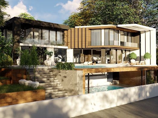 PROJECT WILL BE DELIVERED LATER 8 MONTHS! 7+1 VİLLA ULTRA LUXURY WITH PRIVATE POOL IN UPPER KYRENIA