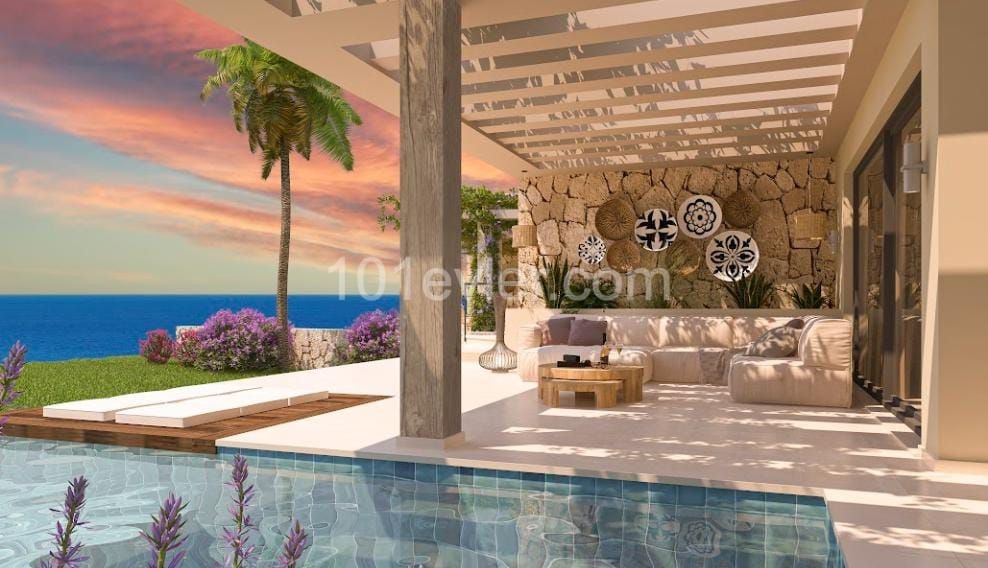 PROJEKT LIEFERUNG DEZEMBER 2024 ! 3 + 1 BUNGALOW MIT PRIVATEM POOL UND TERRASSE IN KYRENIA SÜßWASSER ** 