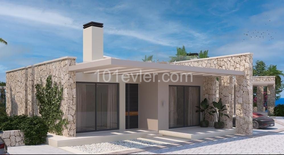 PROJEKT LIEFERUNG DEZEMBER 2024 ! 3 + 1 BUNGALOW MIT PRIVATEM POOL UND TERRASSE IN KYRENIA SÜßWASSER ** 